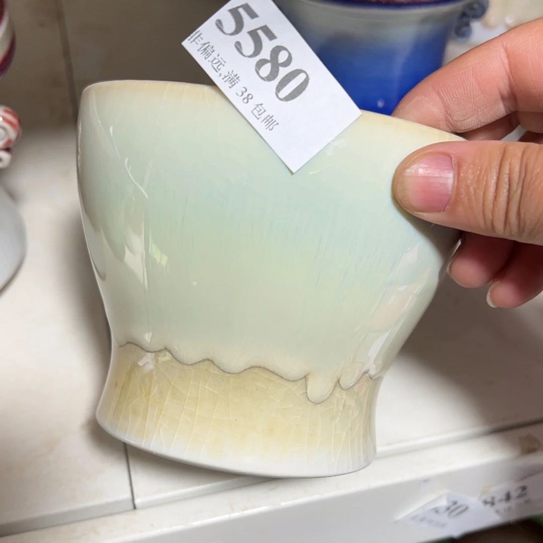 红陶口10高9 景德镇手工花盆