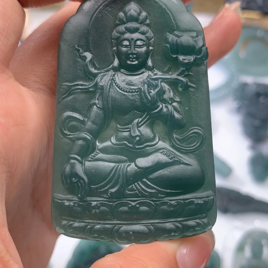 未镶嵌定制翡翠毛货不退不换