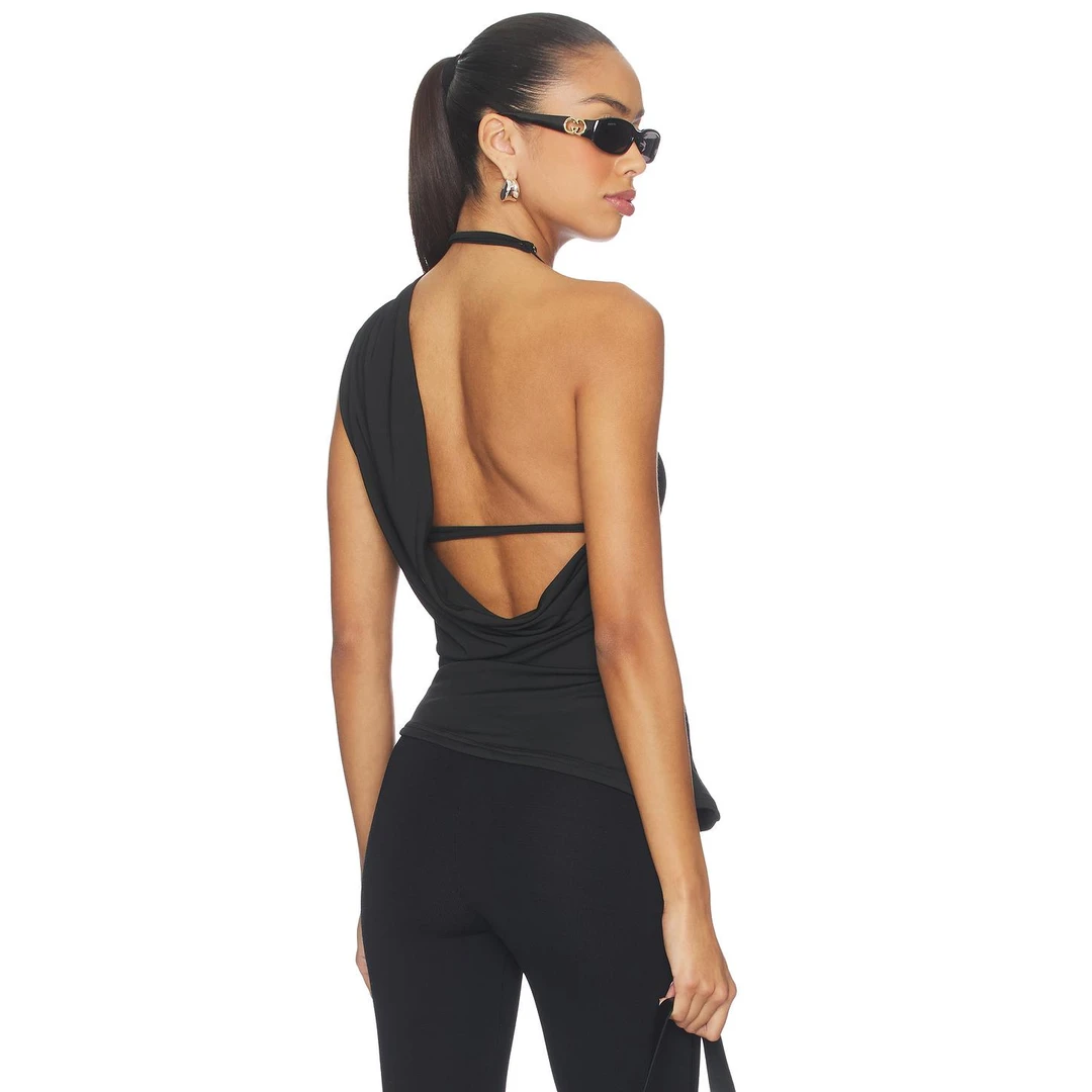 SUPERDOWN AIMEE 上装 黑色 蕾丝衫/雪纺衫