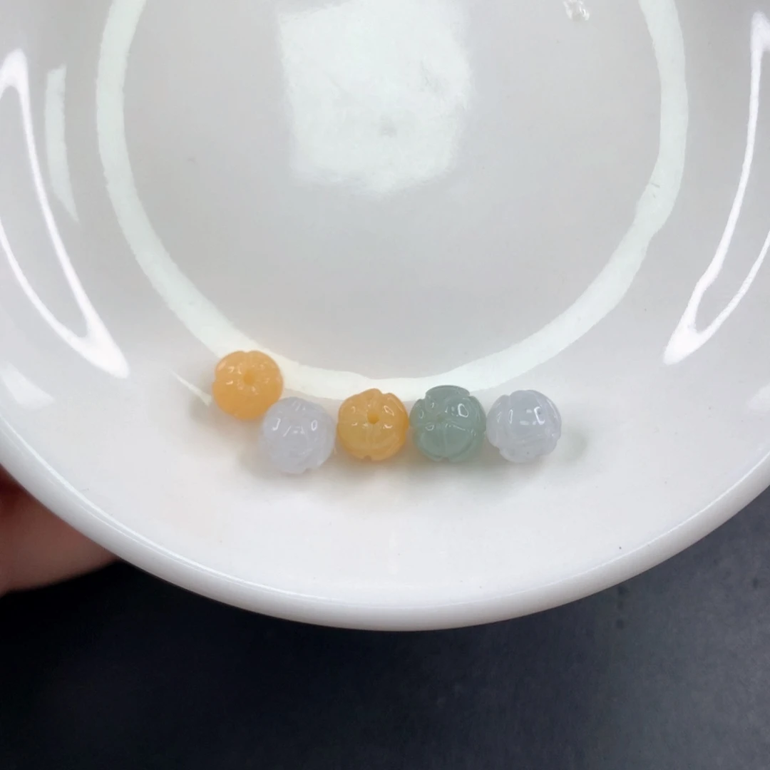 未镶嵌手链翡翠翡翠散珠多样性发一