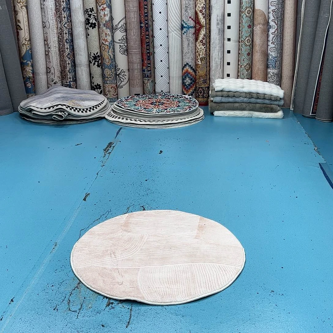 混纺巨厚棉布底仿羊绒直径一米圆微瑕特价尺寸误差正负1-3厘米