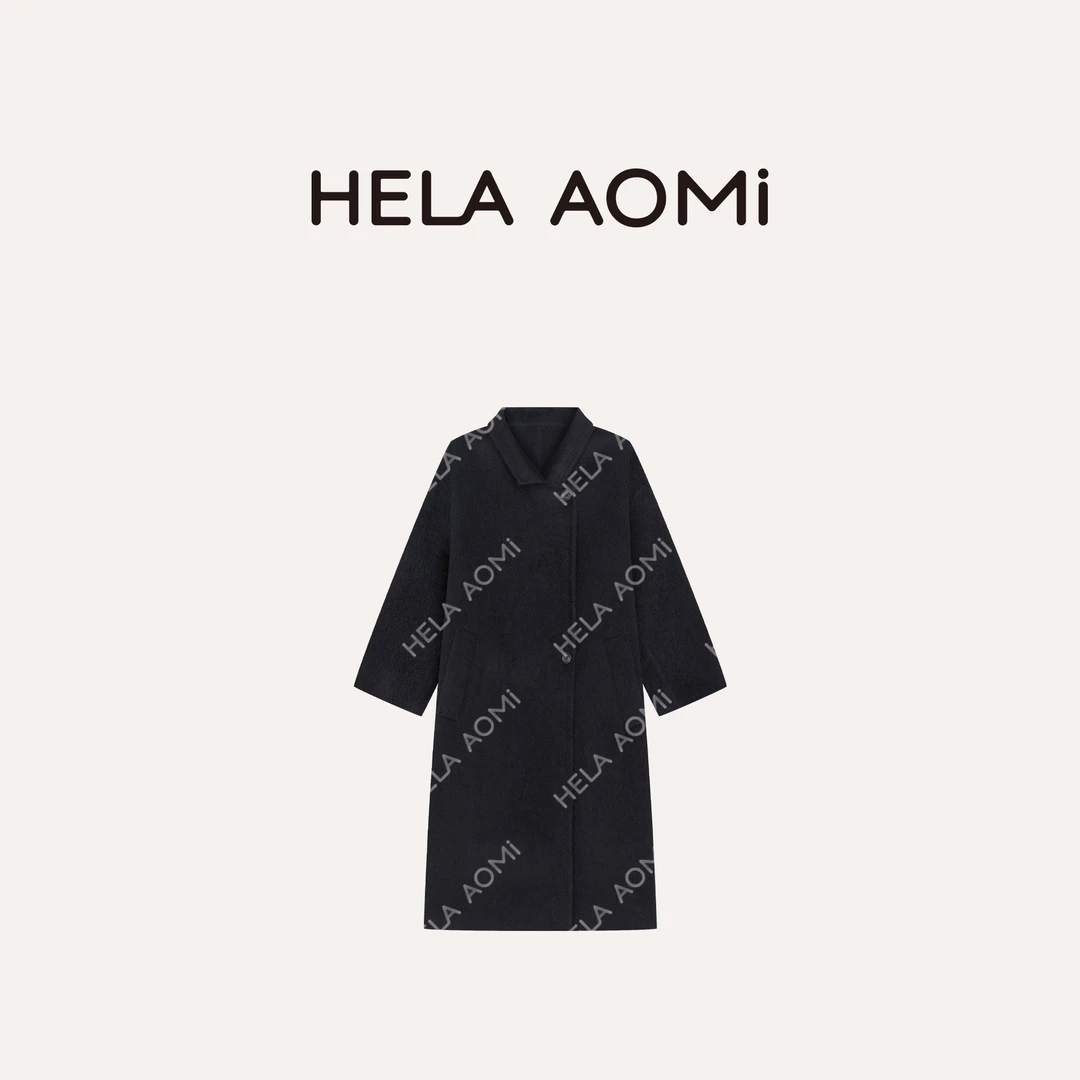 HELA AOMI “原单线.超软苏力”羊驼毛100%松弛柔软大衣CY5DX08061