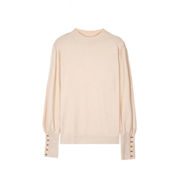 【小依专享】70006-1：简约坑条翻领女双拉链外搭针织开衫