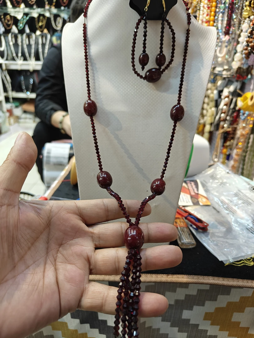 不锈钢项链  ئىنتايىن چىرايلىق ئوخشىتىلغان كەھرى بار يۈرۈش.