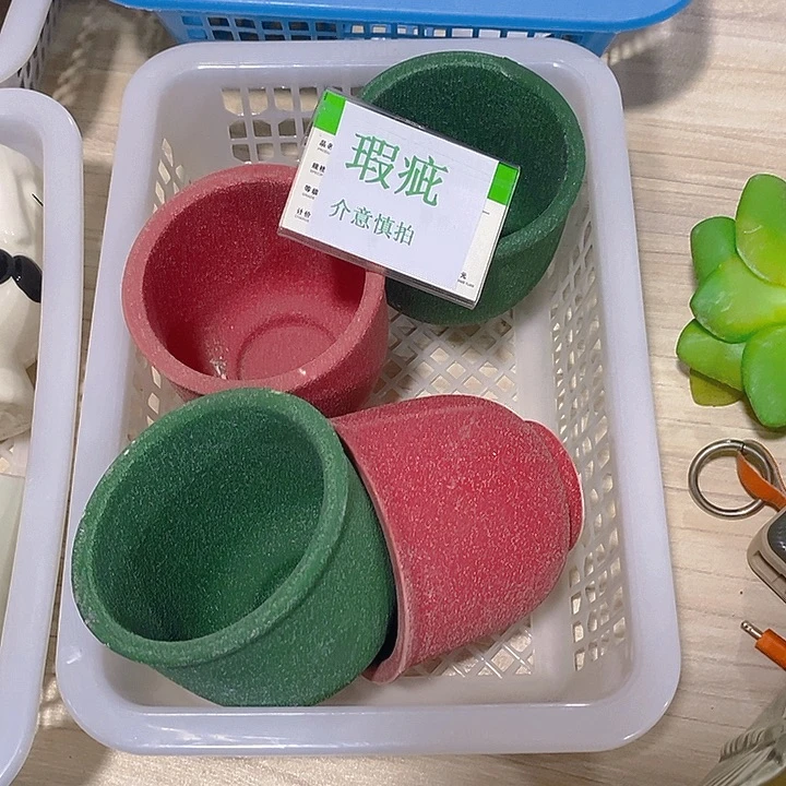 摆件多肉瑕疵盆有孔