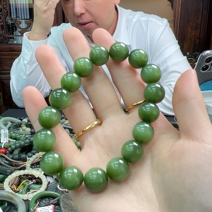 手链未镶嵌和田玉碧玉12