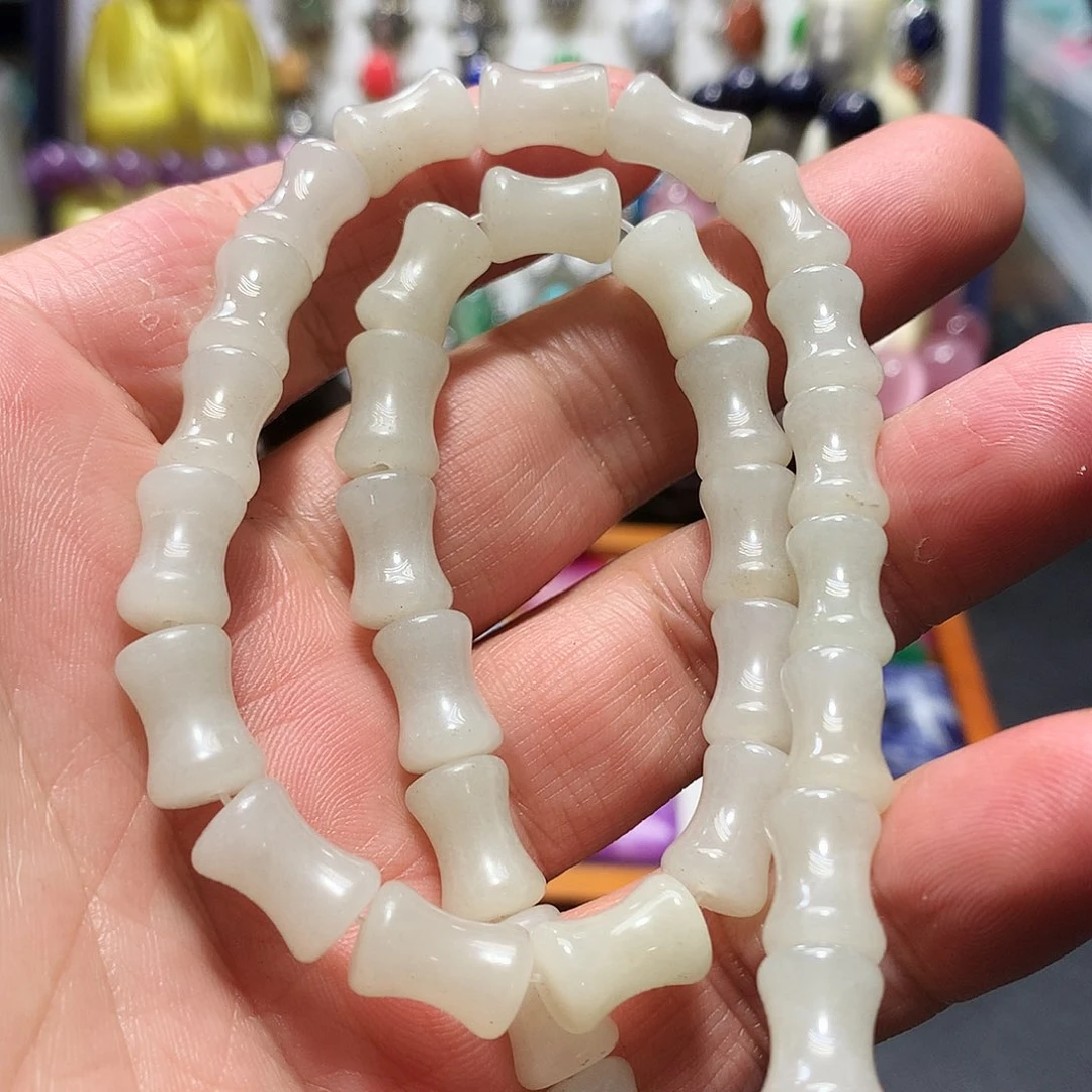 未镶嵌手串玛瑙/玉髓卡8/12和田玉散珠