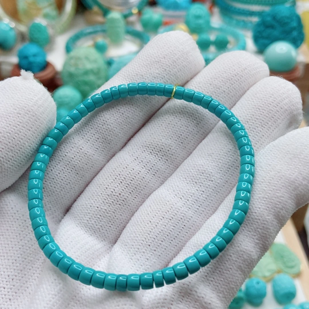 绿松石未镶嵌手串