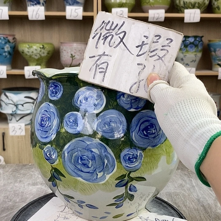 罐?12xc景德镇陶瓷花盆