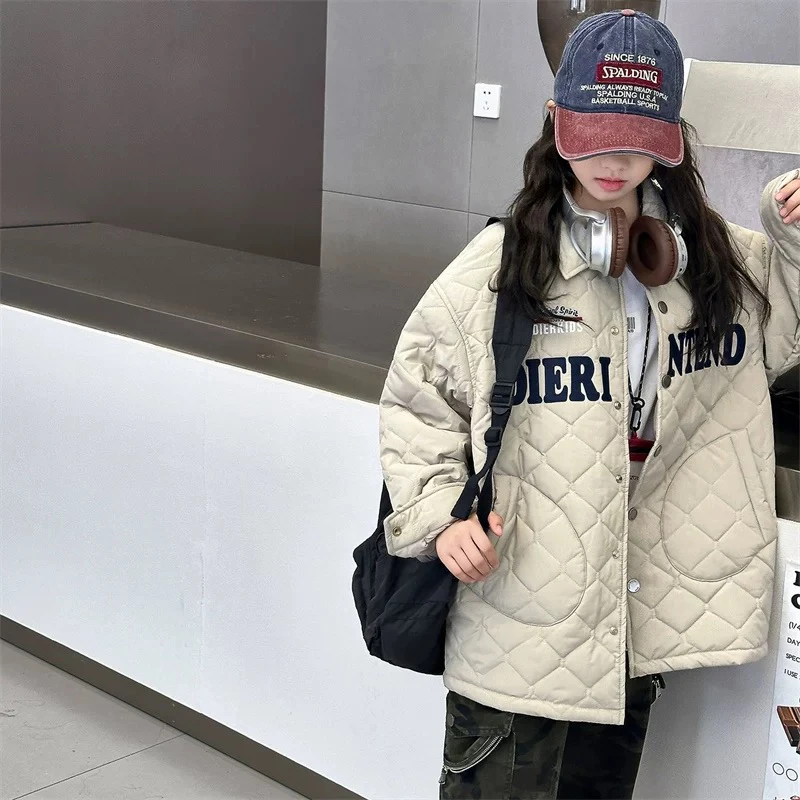 085-沫弛尔mochier女大童2025冬季新品夹棉外套