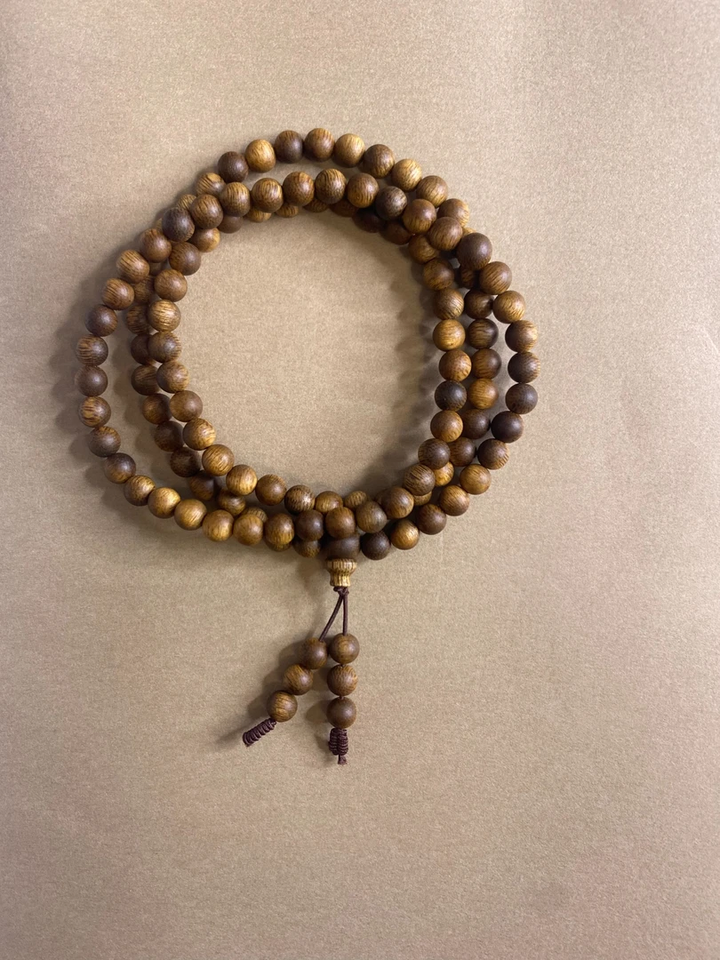 沉香沉香海南莺歌绿奇楠精品手串108颗