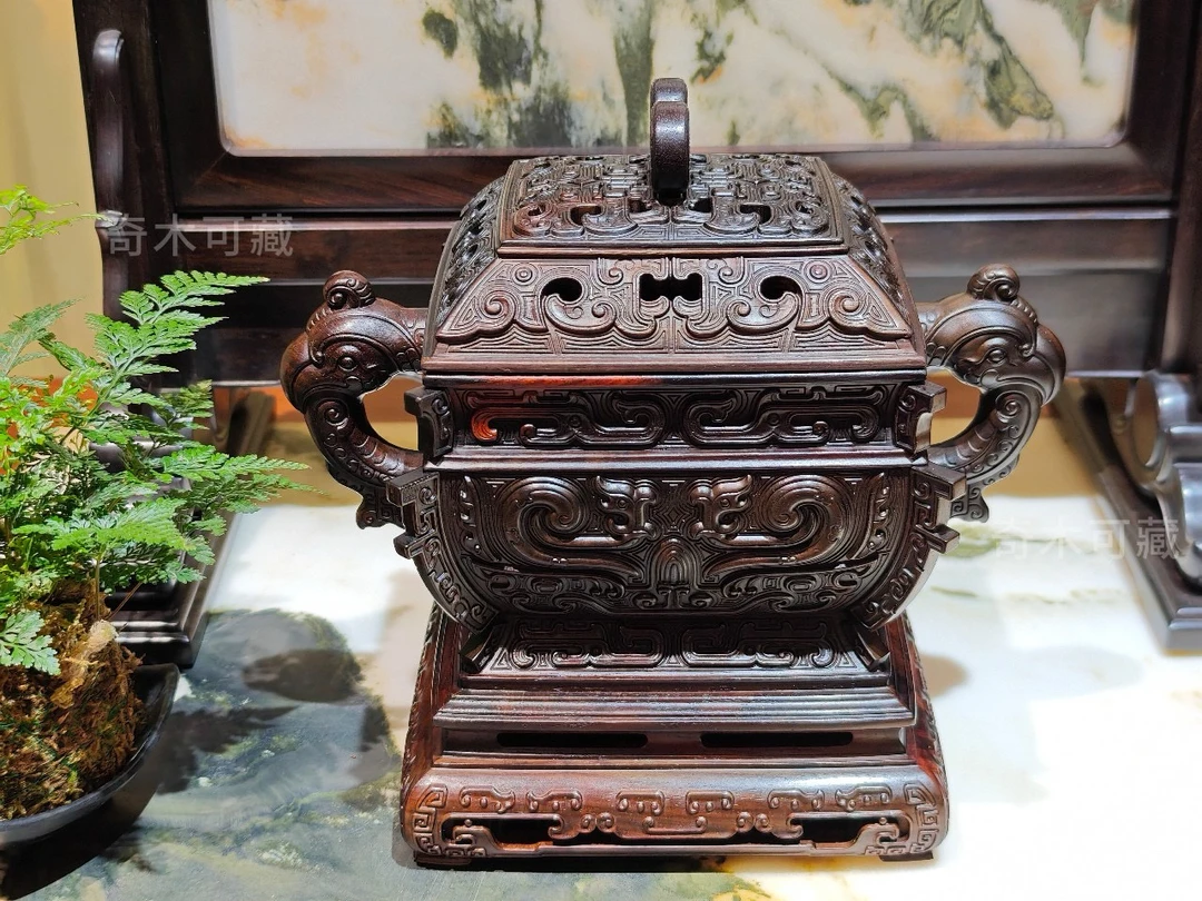 酸枝香薰炉香炉规格25.5-16.5-24