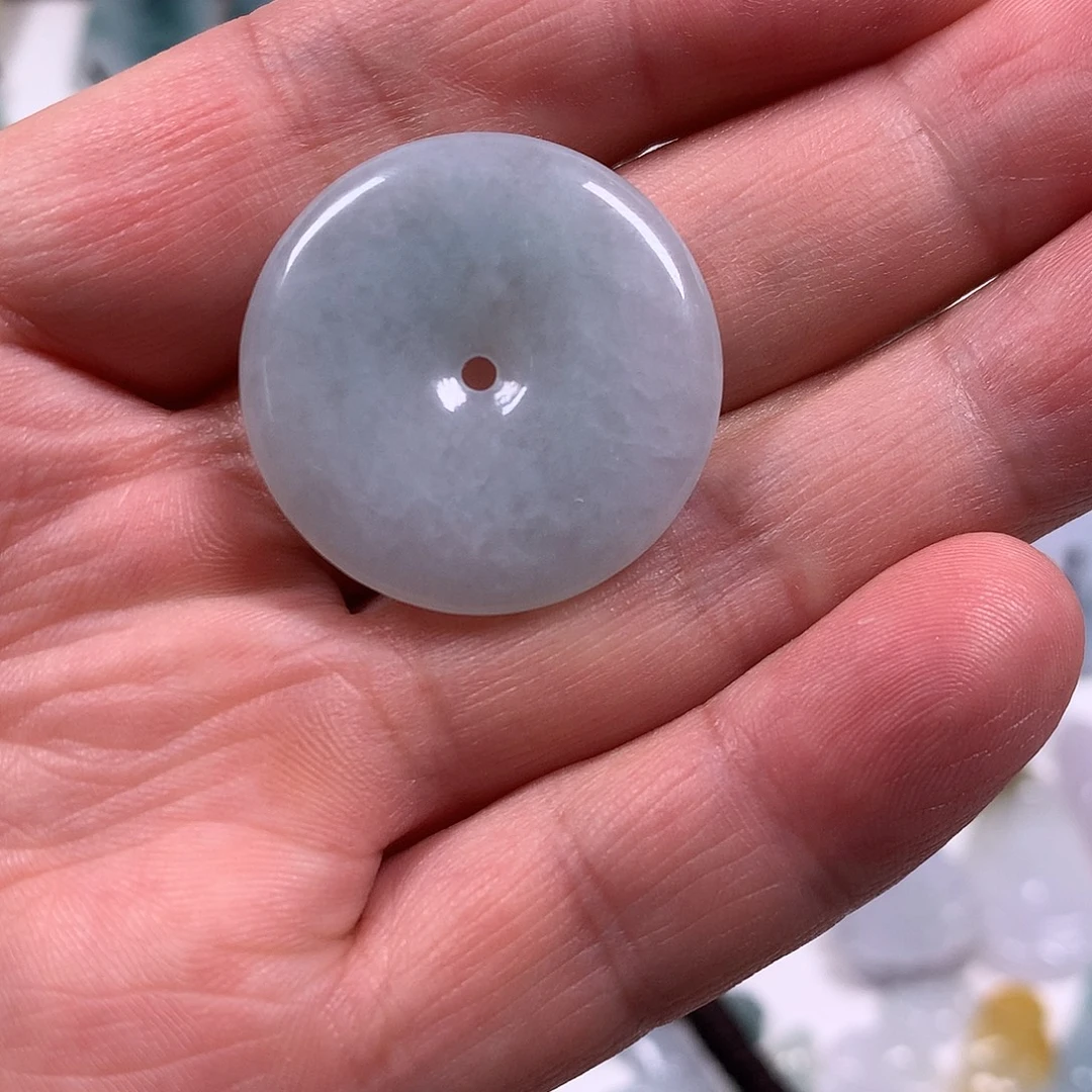 定制翡翠未镶嵌平安扣