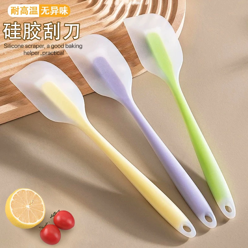 厨房一体式软刮刀奶油搅拌蛋糕小刮板烘焙工具硅胶铲子耐高温橡皮