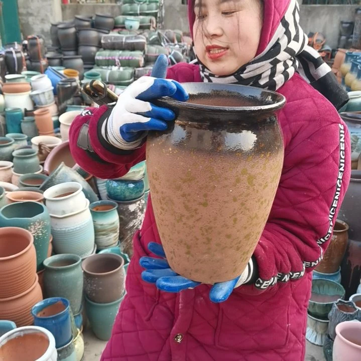 红陶口20高29瑕疵
