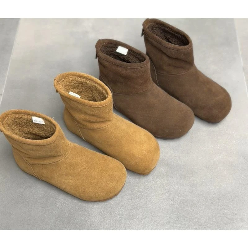 侘寂美学的时光痕迹！25ss 厚底包头勃肯靴 女29851/B13