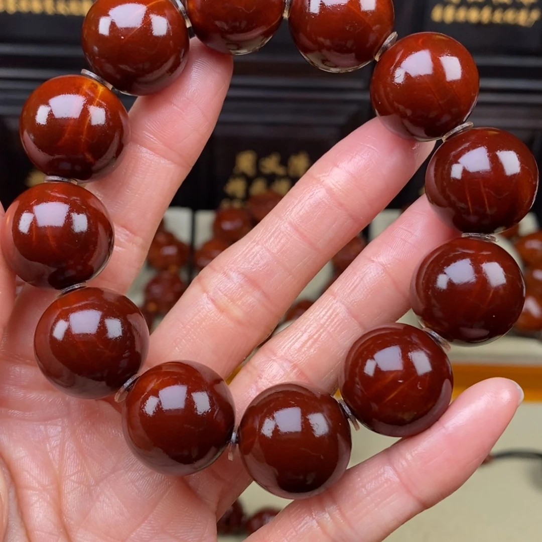 吊坠橄榄核四花光珠