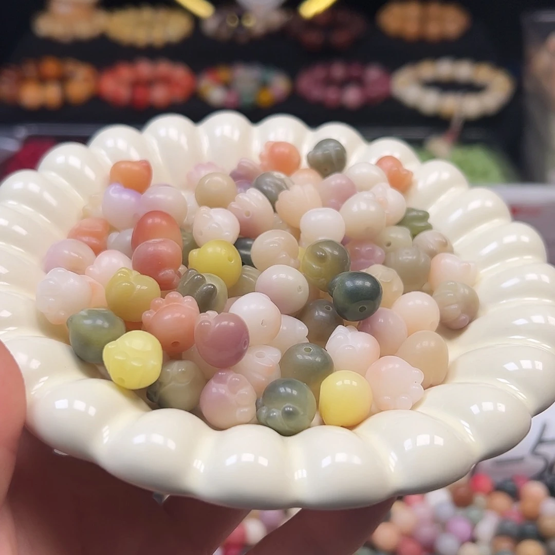 手串菩提根/象牙果多宝猫爪40颗