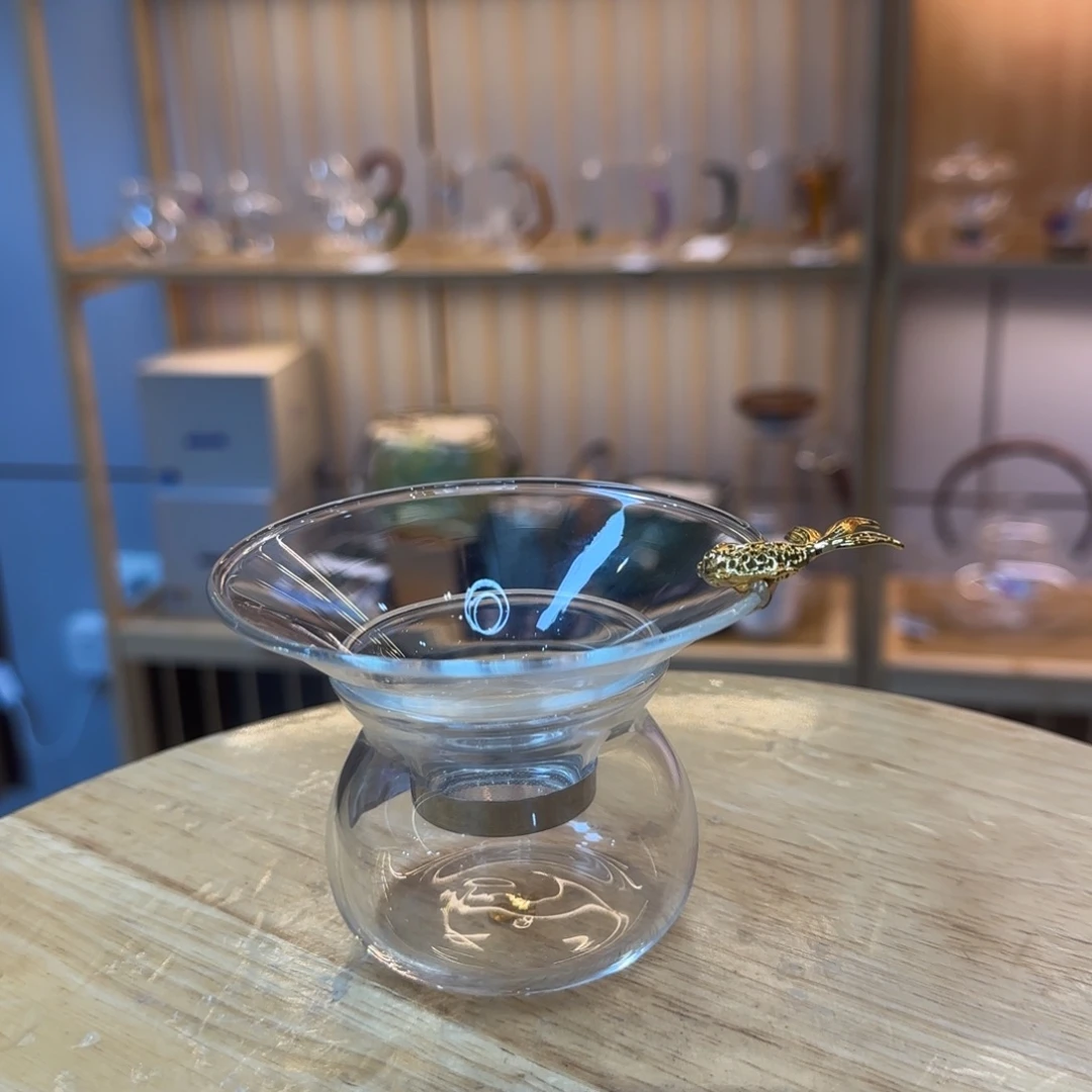 禾器金鱼茶漏不锈钢