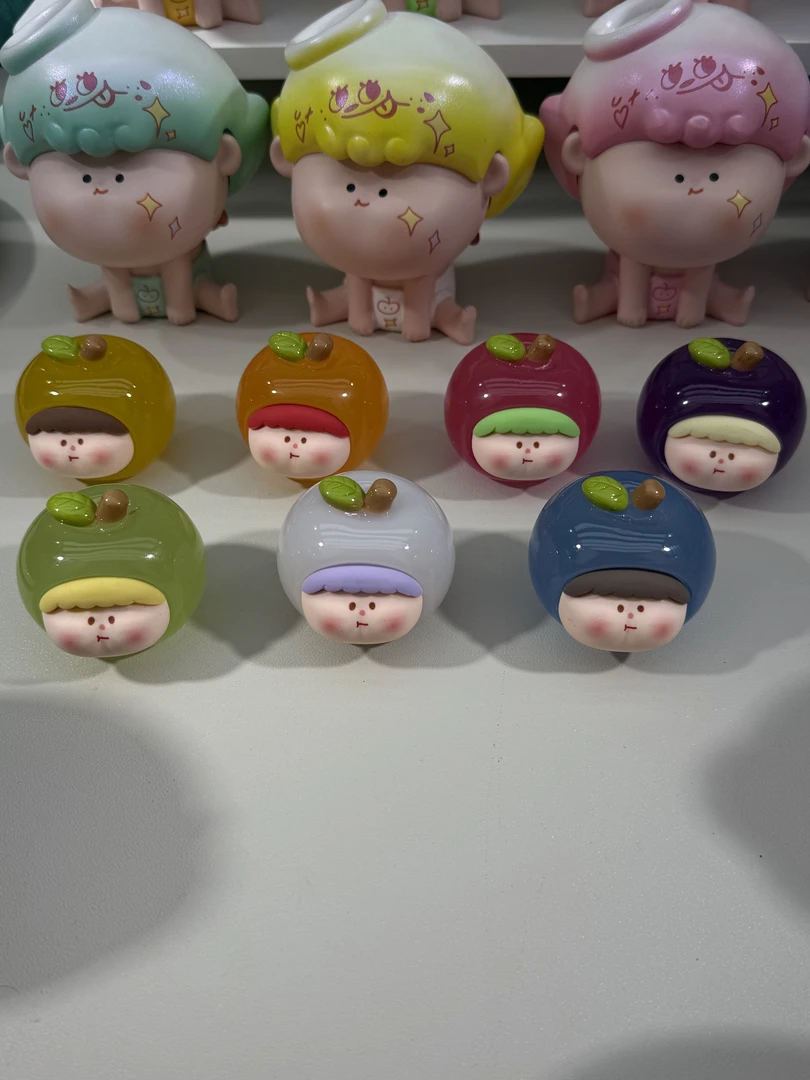 【玉宝diy潮品】夜光苹果头摆件