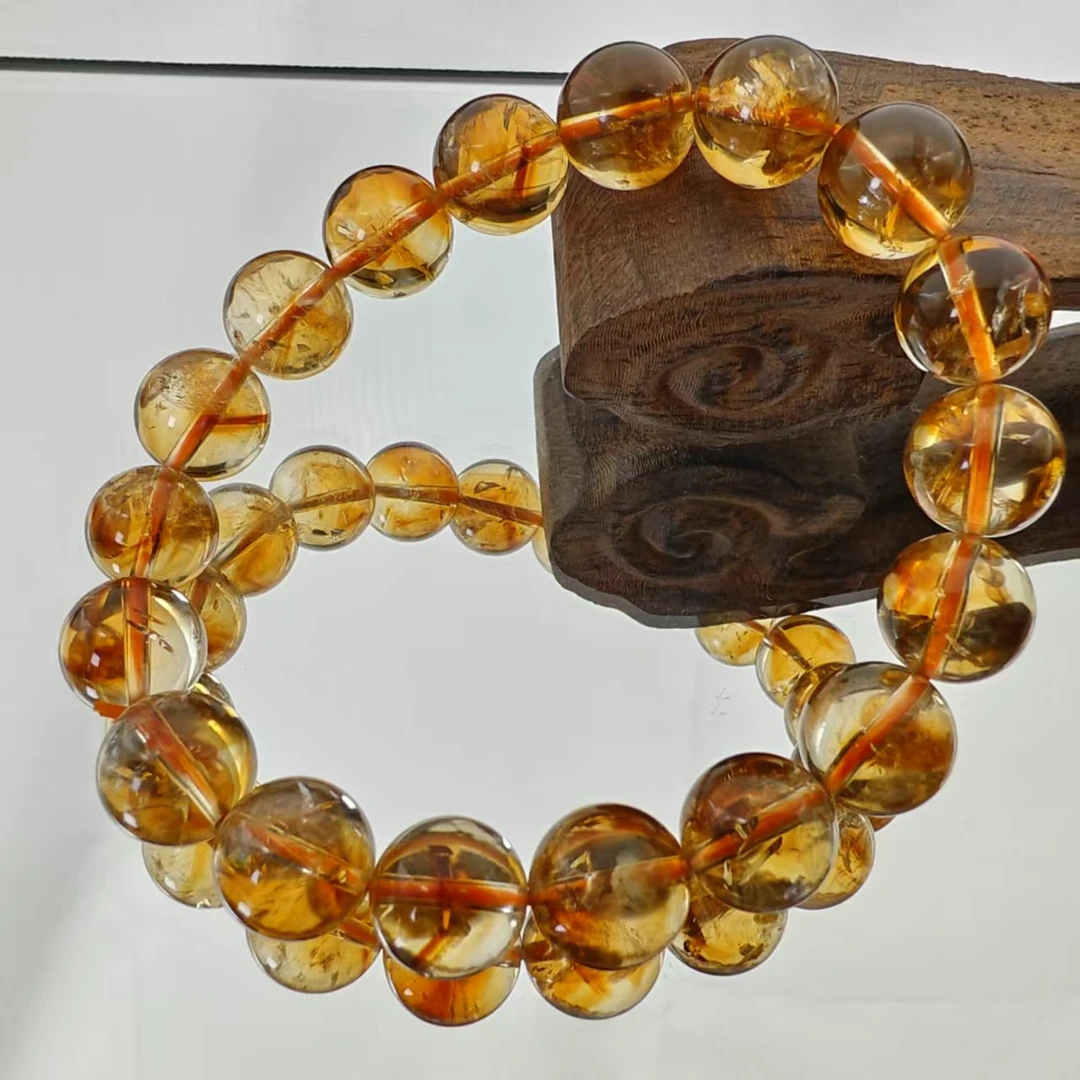 SJ-10021天然黄塔晶手串多样性发其一