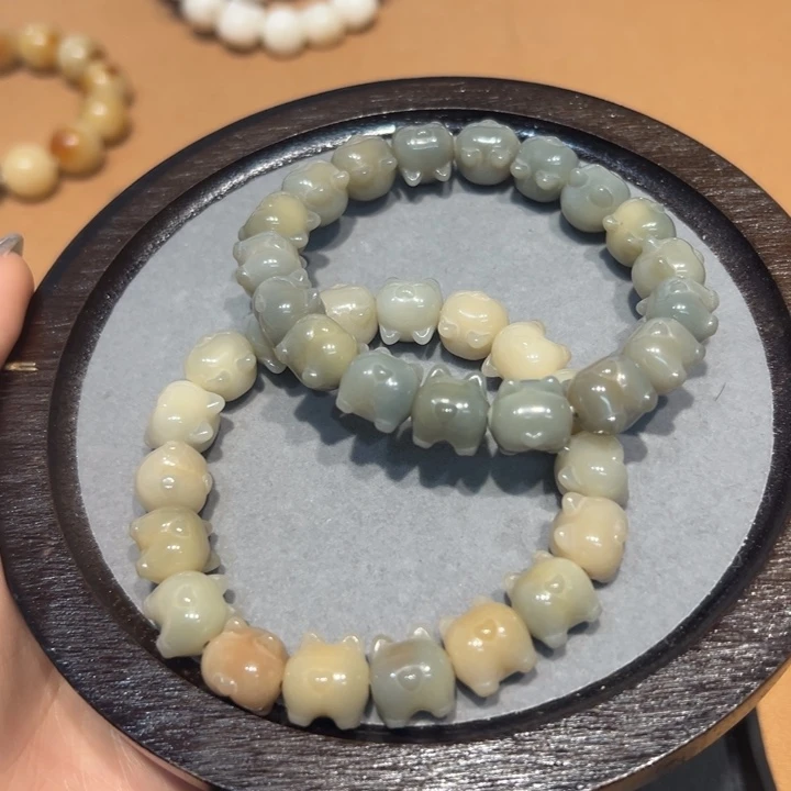 吊坠菩提根/象牙果柯基小屁屁，微瑕，12