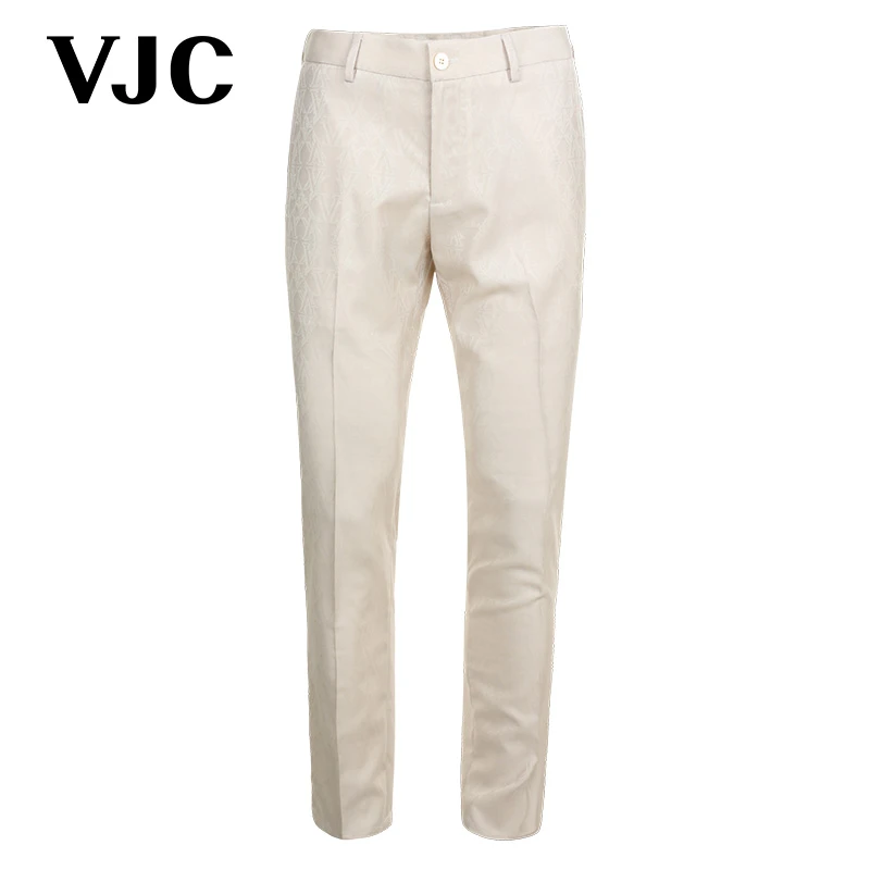 VJC/威杰思【提花西裤】2025秋季男装直筒西装休闲裤提花 B23DP3503