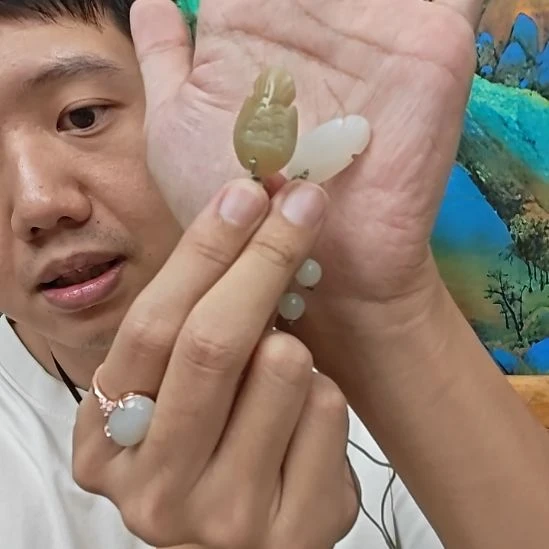 手链未镶嵌和田玉冰**儿