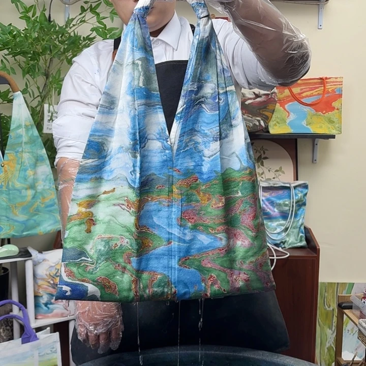 布艺铁合金禅意包111