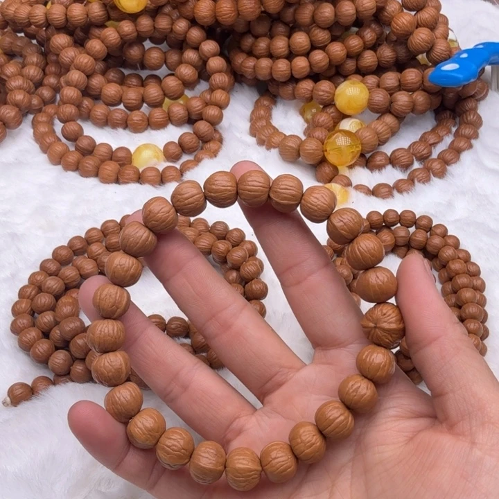 猴头核桃手串12南瓜原皮原色原生态