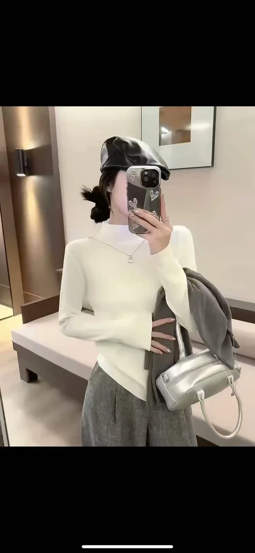 银基欧品汇 时尚秋衫气质针织厚款女修身型
