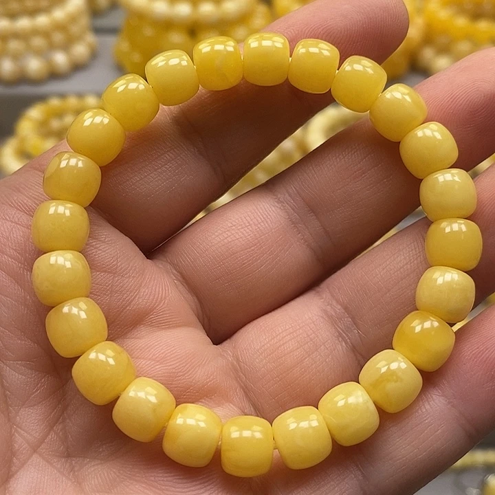 琥珀未镶嵌手链手串