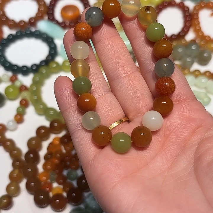 蛇纹石玉未镶嵌手串