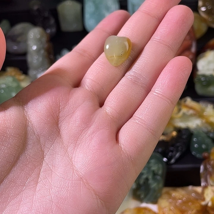 蛇纹石玉合金颈饰