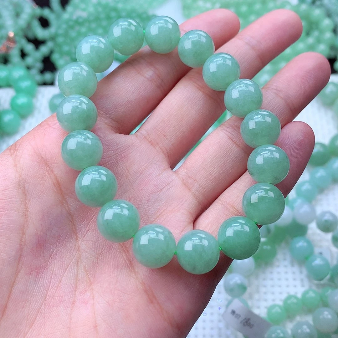 翡翠未镶嵌毛衣链