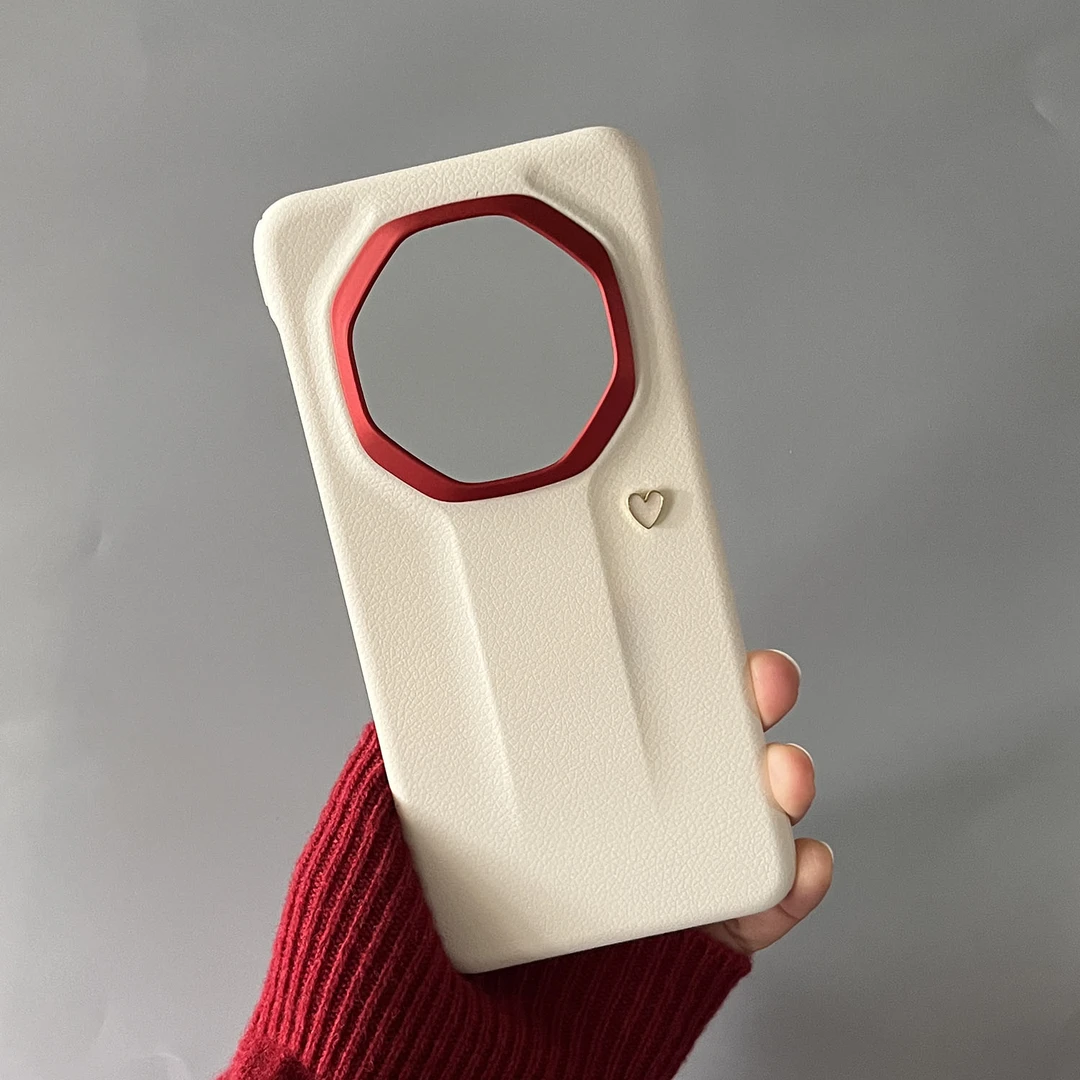 适用于华为mate70rs非凡大师手机壳简约创意无边框防摔个性爱心