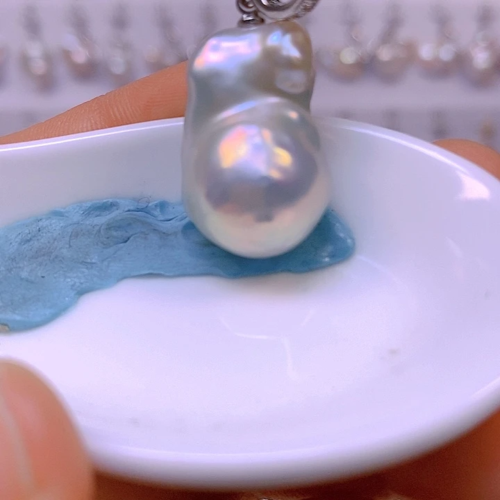 淡水珍珠颈饰合金