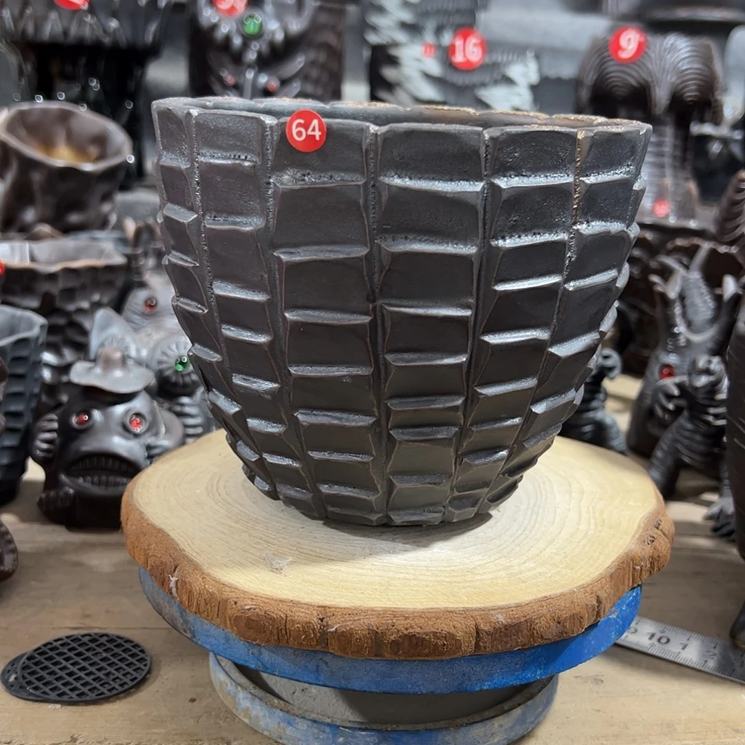 64号，微小手工制作痕迹，内口13.6外高12.5