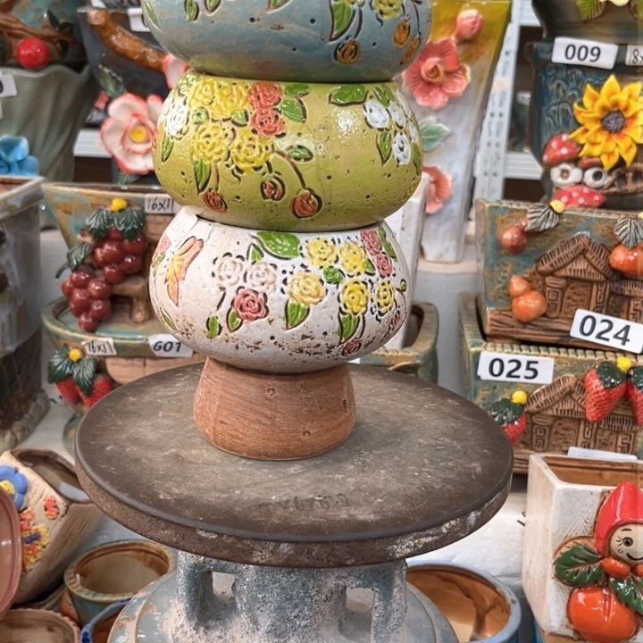 紫砂花盆粗陶材质多肉花盆