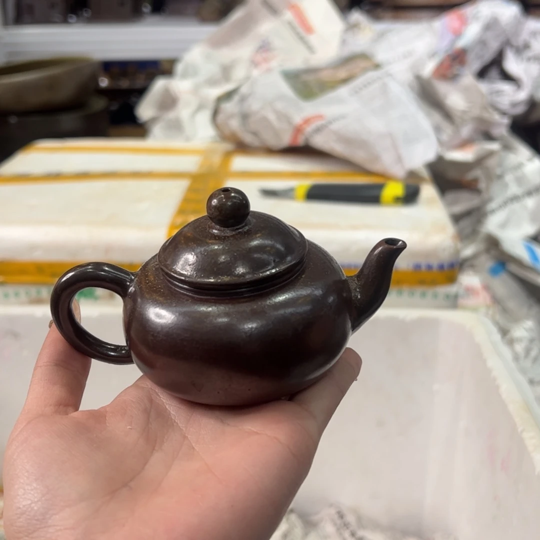 贵台龙窑柴烧茶壶79