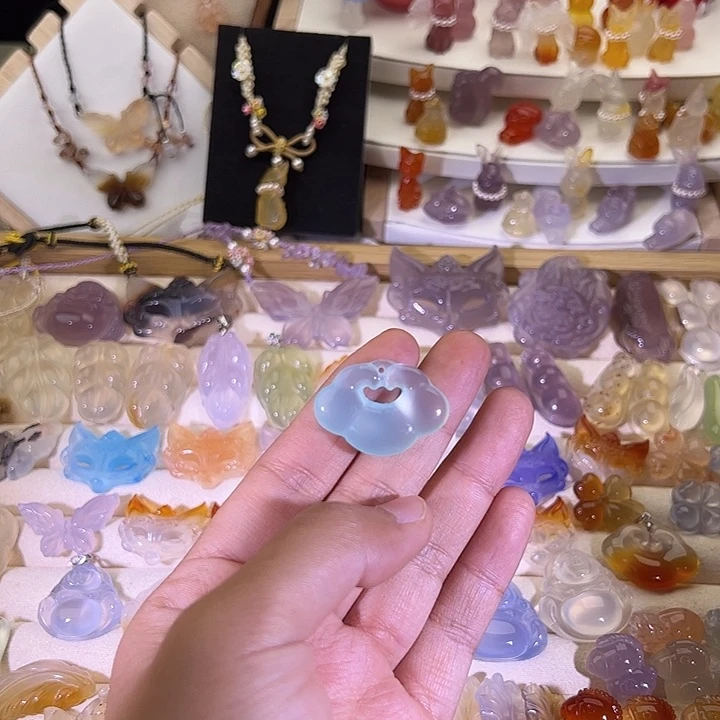 玛瑙/玉髓未镶嵌颈饰