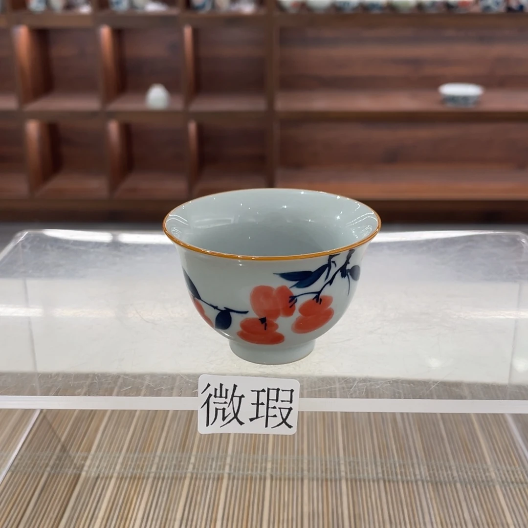 微瑕釉下彩纯手绘