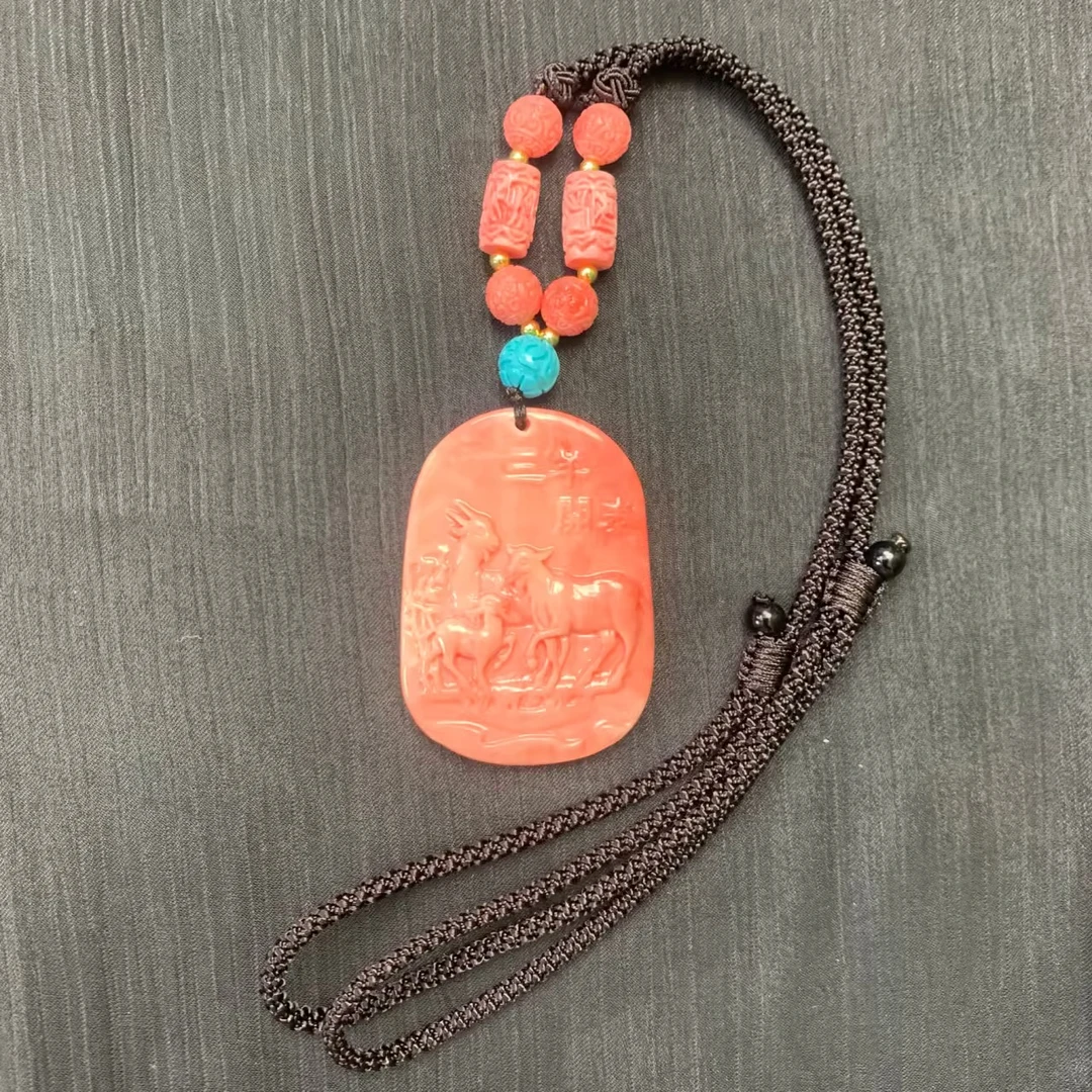 【福小满】TC47008 福小满 三姑三羊开泰DIY吊坠 (多样性发其一）