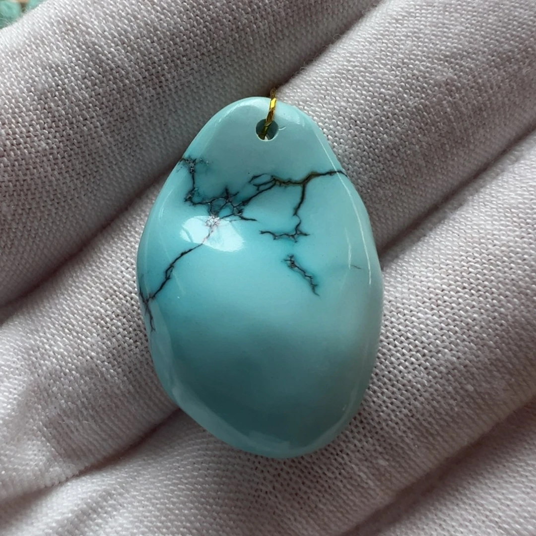 绿松石未镶嵌配饰18.6*27.2