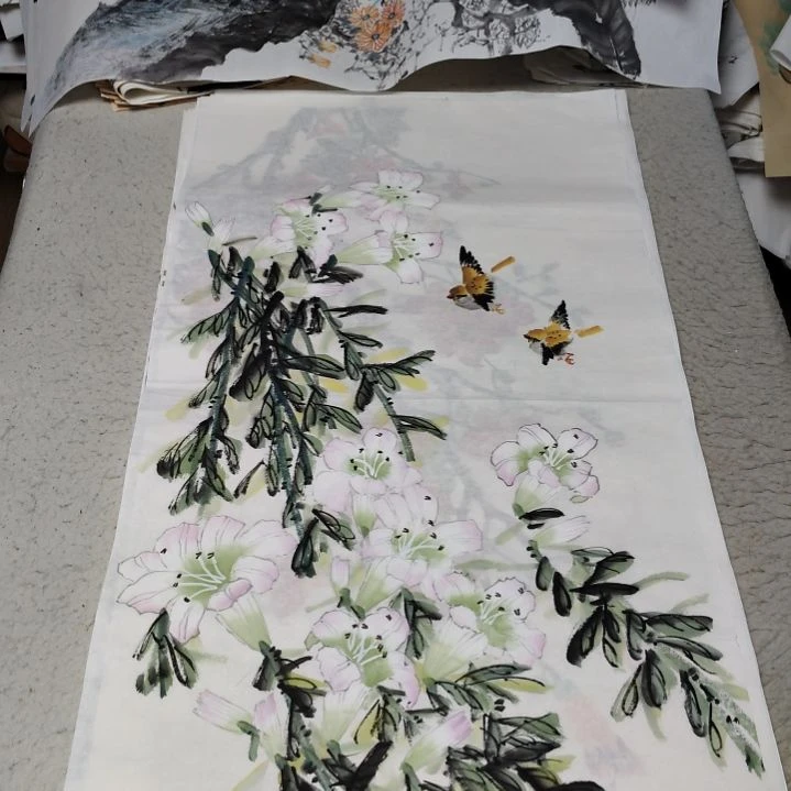 旱***子国画国画花鸟花鸟花鸟