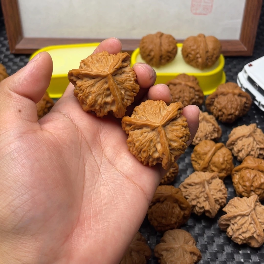 猫***t文玩核桃把件盘山43全