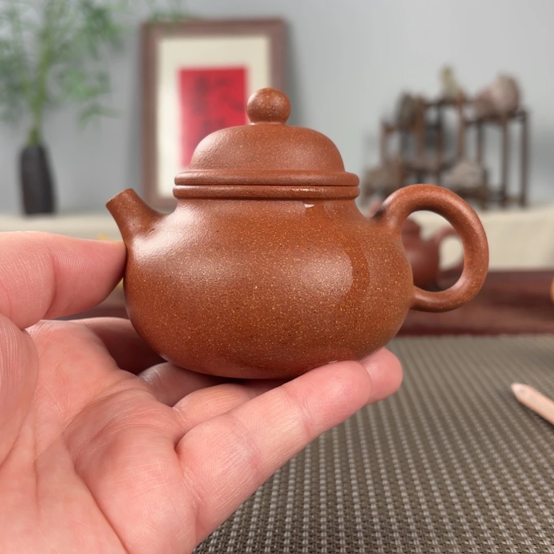紫砂茶壶黄龙山原矿紫砂壶190