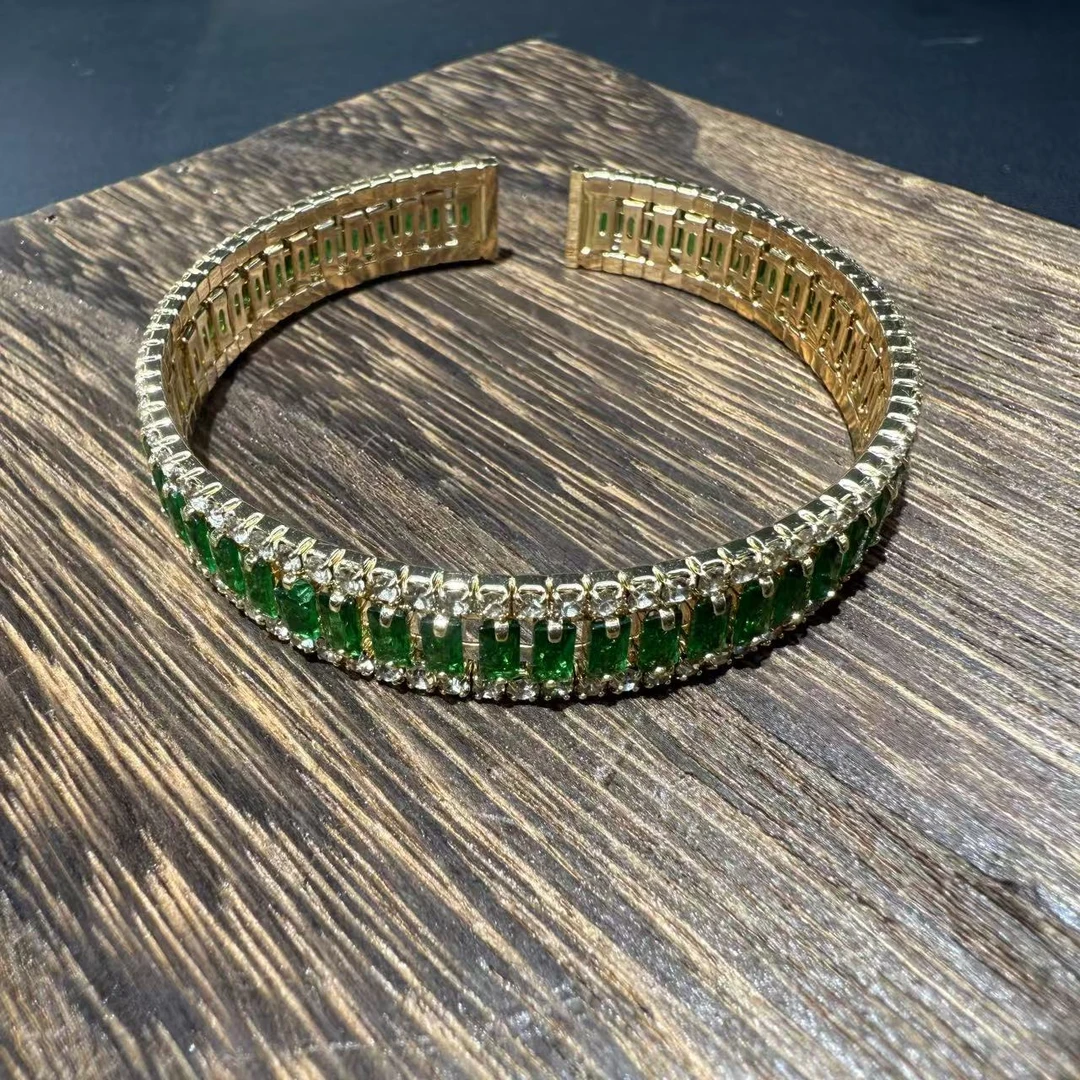 【运费险+国检证书】祖母绿手镯 - 258