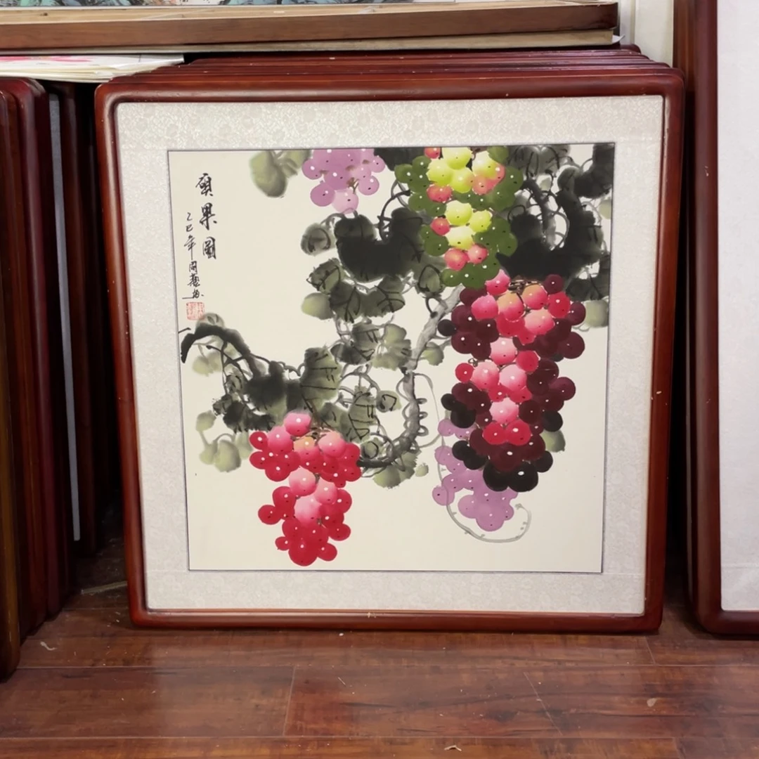 国画带框尺寸63*63厘米