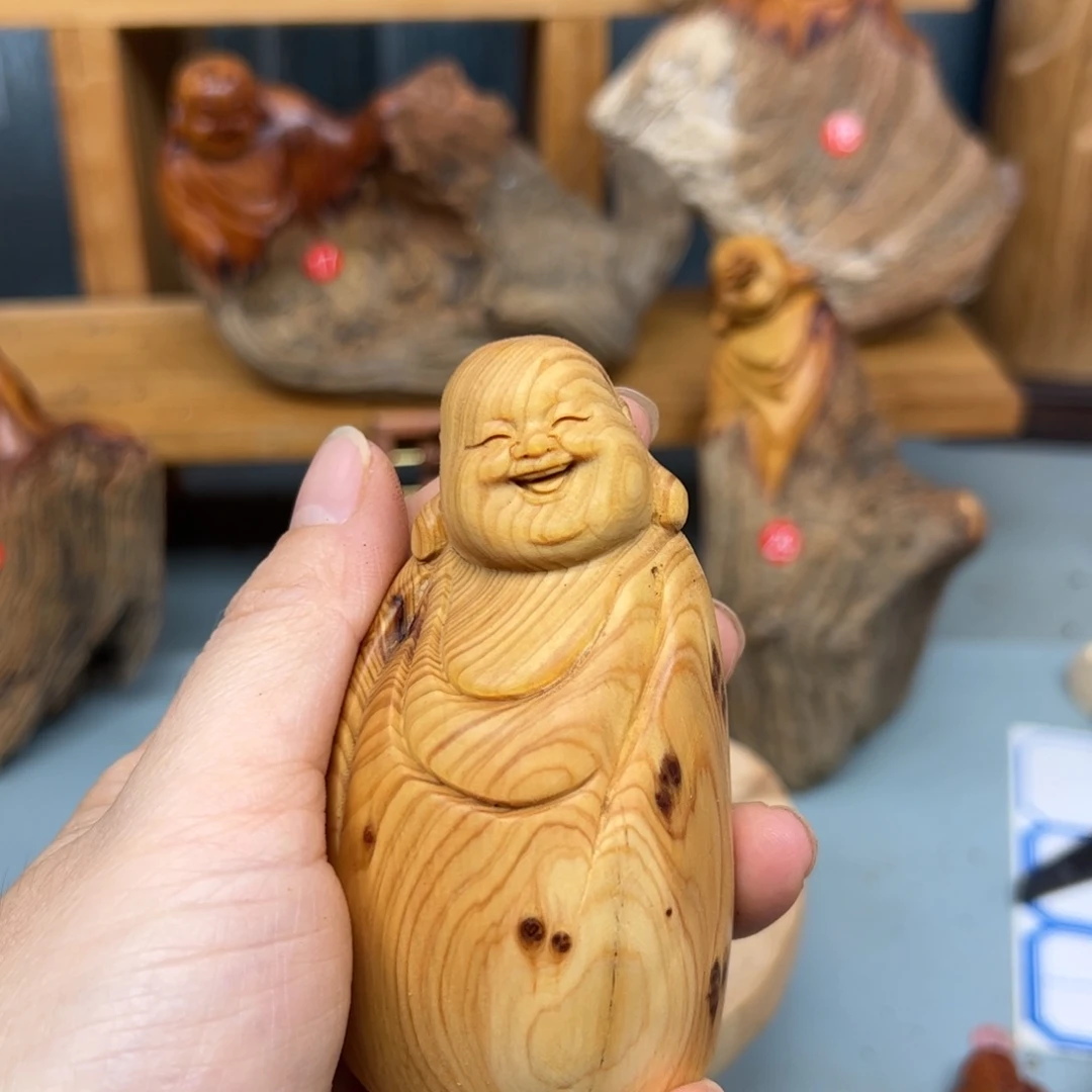 柏木崖柏木摆件手把件19